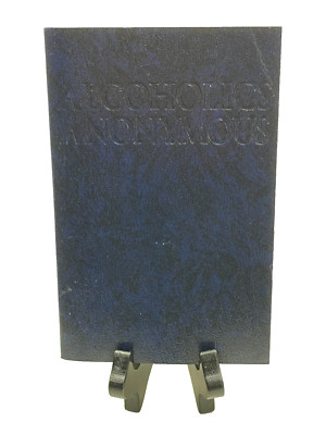 Alcoholics Anonymous Fourth Edition 4th Blue Medium Size Book 2001 Book Softback