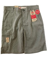 NWT Boys Levi s 511 Slim Shorts size 14reg solid gray