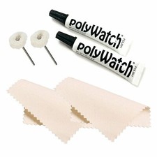 Polywatch Watch Crystal Scratch Remover, String Buff Polisher, 5x5 Cloth - 2ea