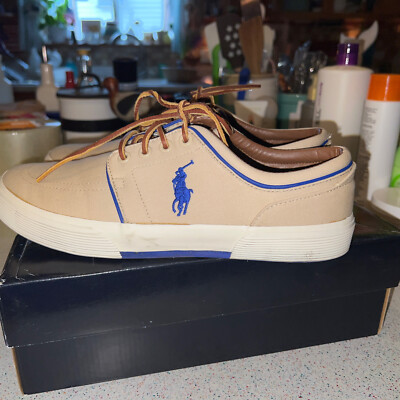 U*i様 097 OLD POLO RALPH LAUREN やわらか コットン Polo Ralph Lauren vintage mens 9D Faxon low Khaki cotton sued