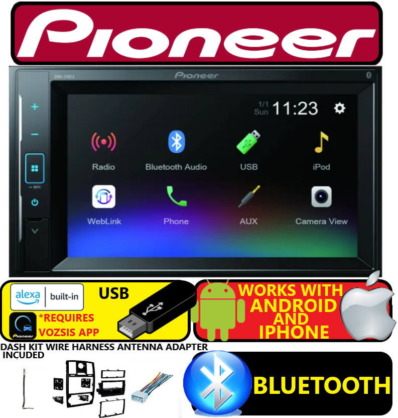 05 06 07 CHRYSLER 300 PIONEER BLUETOOTH BLUETOOTH USB AUX CA