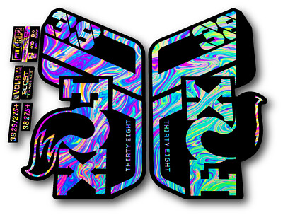Fox 38 Performance Fork Stickers 2022 Mountain Biking MTB