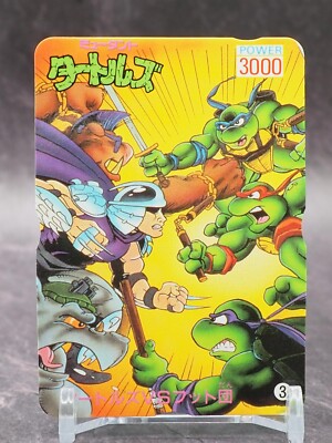 Leonardo Teenage Mutant Ninja Turtles Trading Card No.3 Anime