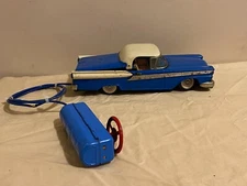 Vintage Cragstan Battery Operated Tin Ford Fairlane 500 Toy Car Japan av-08