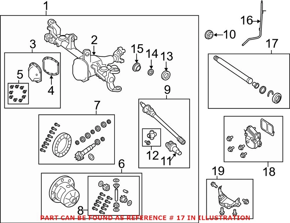 Eje de transmisión interior delantero genuino OEM Mopar para Jeep Wrangler Foto 2 de 2