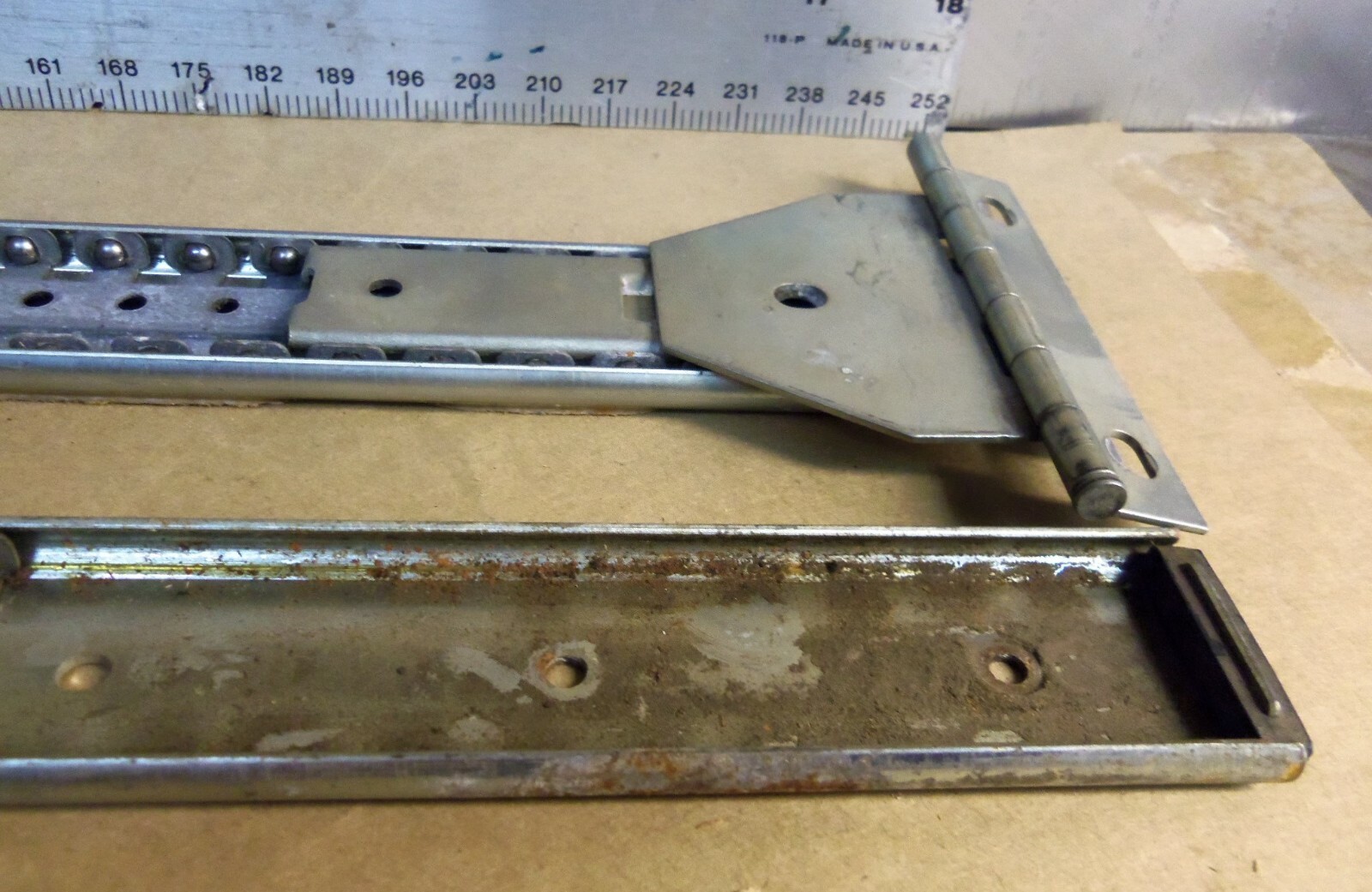 Pair of Accuride Hinged Ball Bearing Drawer Slides  