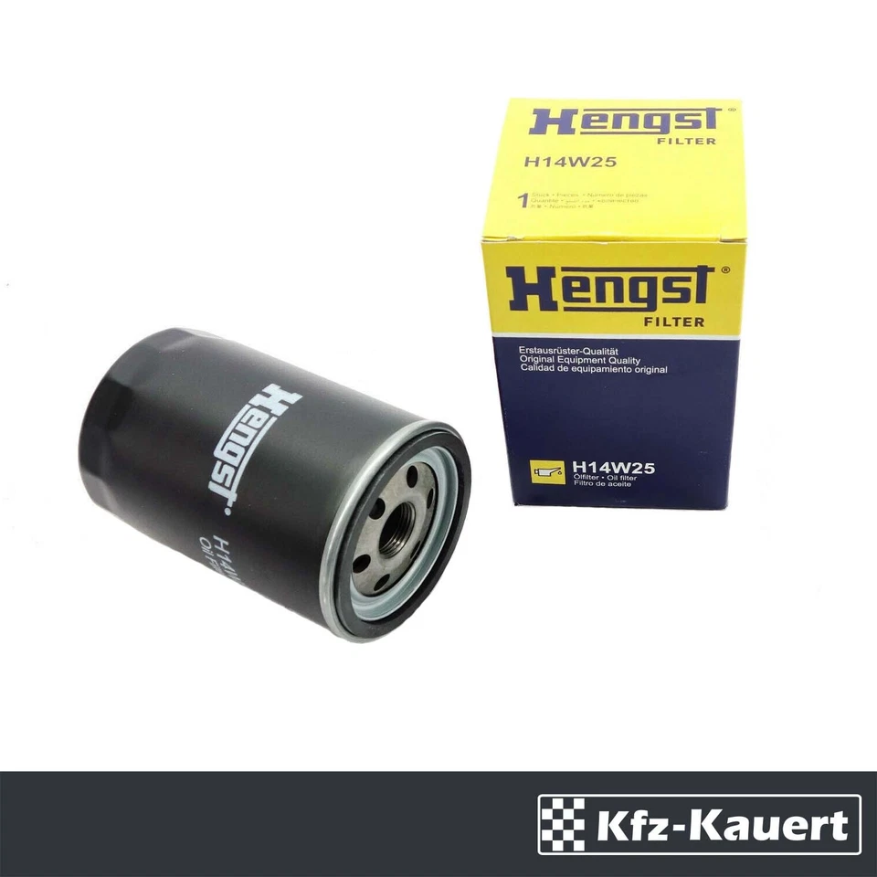 Hengst Filtre À Huile H14W25 Pour Porsche 944 944S 944 Turbo 968 Neuf - Photo 1/1