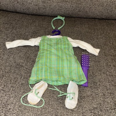 VTG 1997 Magic Attic Club 18 inch Doll Rose Green Starter OUTFIT ONLY