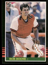 1985 Donruss #230 Bob Boone California Angels Baseball Card