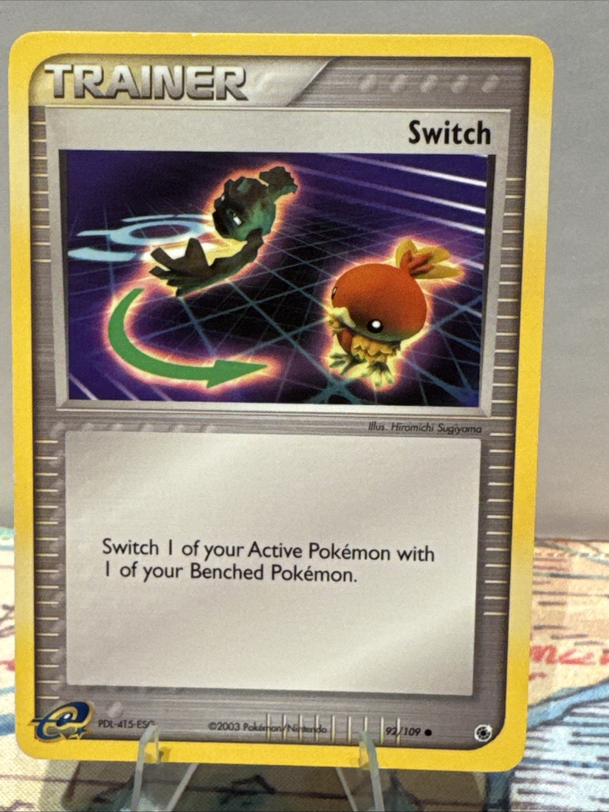 Pokémon TCG Switch EX Ruby and Sapphire Card 92/109 Regular Common LP