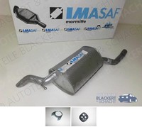 Imasaf Auspuff Endtopf für Mercedes E-Klasse W210 Limo E 200+230+200D+220D+250D