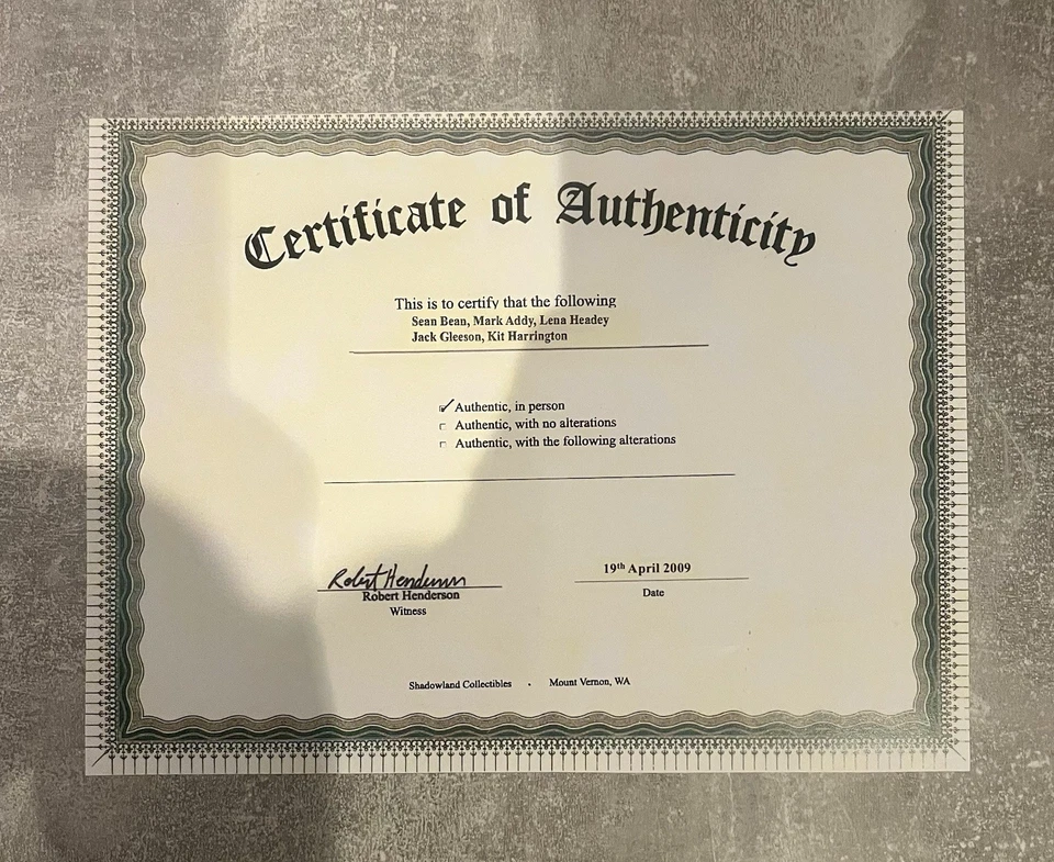 Game of Thrones Screenplay by George RR Martin (Signed) (Authenticated) - Image 3 of 4