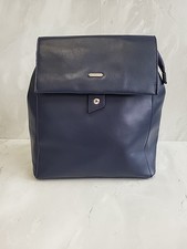 Zaino David Jones blu navy in ecopelle. PD