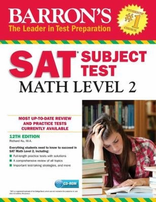 Barron's SAT Subject Test: Math Level 2 with CD-ROM Paperback Ric