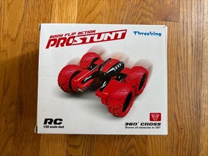 Three King Body Flip Action Pro Stunt Red RC 1/20 Scale Remote Control Car