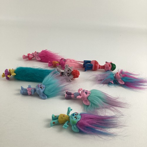 Trolls World Tour Movie Action Figure Doll Toy Lot Cooper Poppy Queen Barb Moxie - Picture 4 of 6