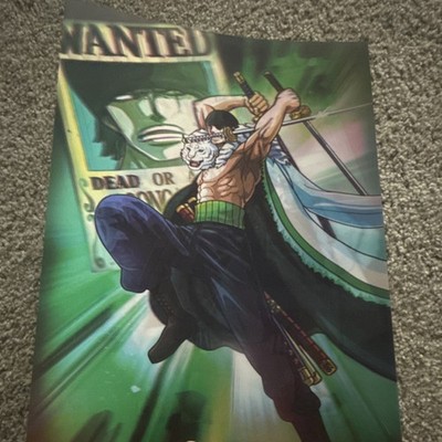 One Piece Monkey D. Luffy & Roronoa Zoro Wanted Design Paper