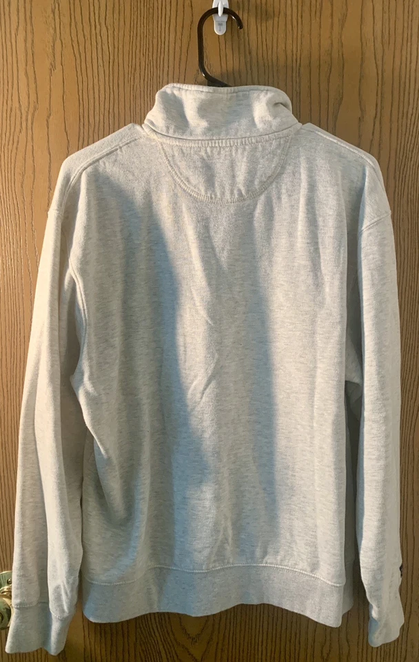 Ohio University Bobcats Jansport Cuarto Cremallera Sudadera Unisex Mediana Gris Acogedora Foto 3 de 4