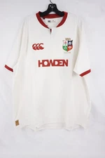 British & Irish Lions 2025 Rugby Training Jersey Cream 4XL Canterbury SS Shirt