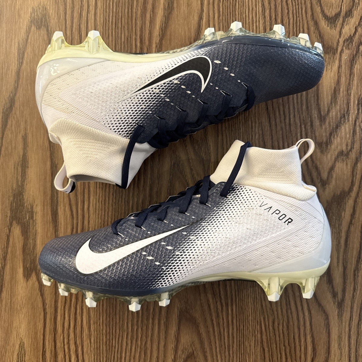 Nike Vapor Untouchable 3 \'White Blue\' AO3021-102 Football Cleats Nike Vapor Untouchable Pro TD 3 White Navy Football Cleats  main image 3