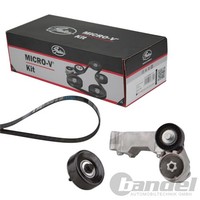 Gates Micro-V Kit KEILRIPPENRIEMEN-SATZ Passend FüR Ford Focus Tourneo Transit