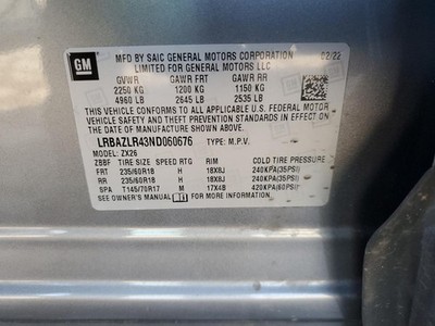 Used A/C Selector Switch fits: 2022 Buick Envision w/o ventilated seats w/heated