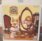 1985 Cabbage Patch Kids Twin Girls Red Hair  Blue Dress   Orig. Shipping Box