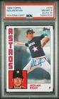 1984 Topps Nolan Ryan HOF Signed Baseball Card #470 Certified PSA 8 DNA Auto 10