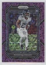 2022 Panini Prizm Rookies No Huddle Purple Prizm 26/35 Roger McCreary #382 pe8