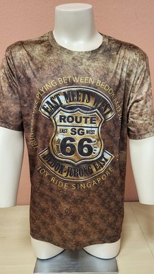 T-Shirt Biker Shirt Route 66 Gr. XL
