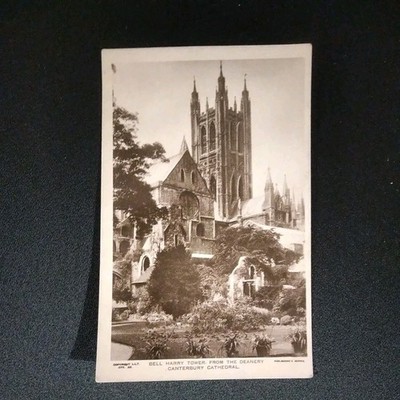 Glockenturm aus dem Dekanat Canterbury Kathedrale Frisk Moore Echtfoto Postkarte