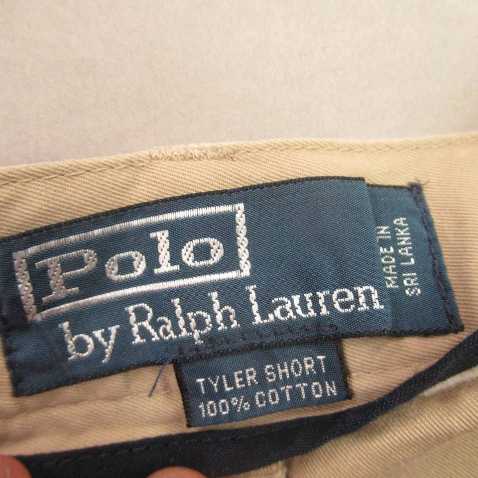 Polo Ralph Lauren Shorts Mens 40 Chino Pockets Tan Tyler Fit Cotton - Image 4 of 4
