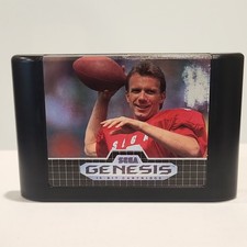 Joe Montana Football -Sega Genesis - Game Cartridge Only -Tested