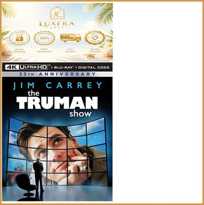 The Truman Show Blu-ray Comedy Jim Carrey Laura Linney Movie