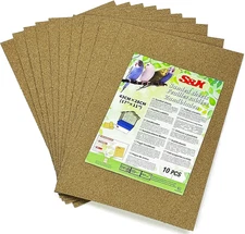 Gravel Paper for Bird Cage 10-Pack 11” X 17” Gravel Liner Paper Sand Sheets Bird