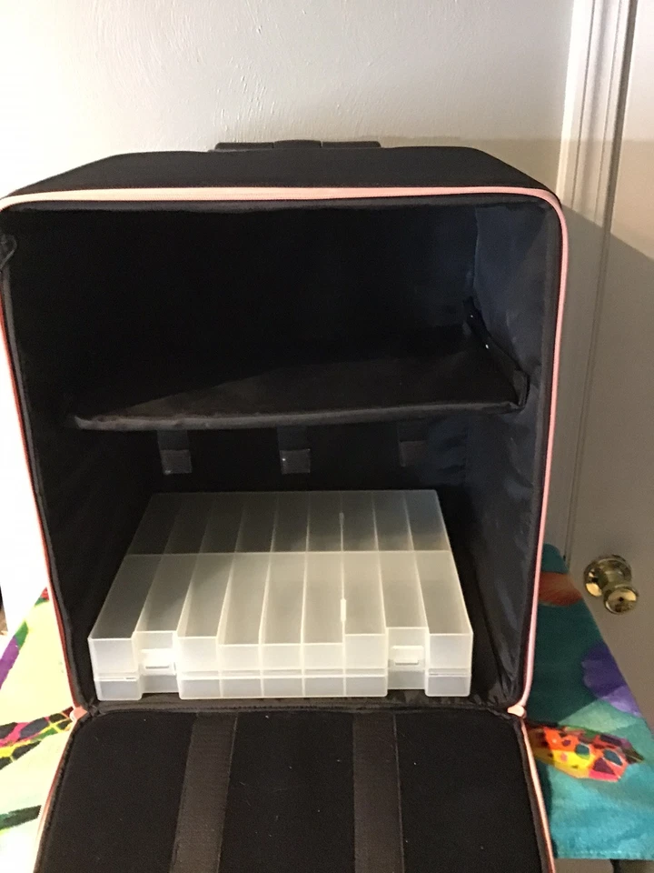 Mary Kay Consultant Wheeled Rolling Travel Suitcase Luggage~Black With Handle - Image 4 of 4