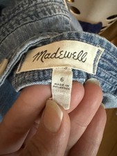 Madewell Women's Denim Midi Apron Dress