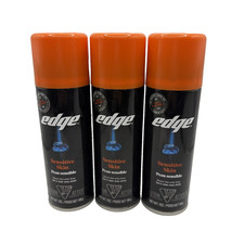 Edge Shave Gel for Men, Sensitive Skin with Aloe, 7 Ounces 3 Pack