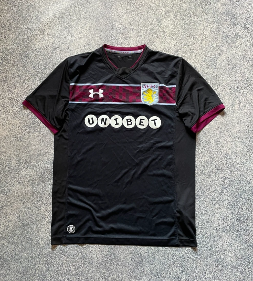 25+ Size L Aston Villa International Club Soccer Fan Jerseys for