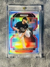 Michael Prosecky 2022 Prizm Draft Picks Silver Holo SSP Prizm Rookie Parallel