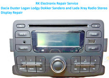 Dacia Duster Logan Lodgy Dokker Sandero and Lada Xray Radio LCD Repair Service