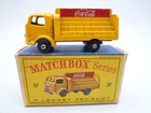 VINTAGE MATCHBOX LESNEY No.37b KARRIER COCA COLA TRUCK IN ORIGINAL BOX 1960