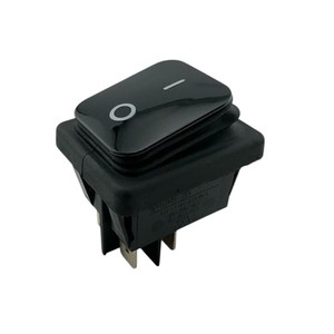 B4 ON-OFF Rocker Switch 4 Pin IP55 T120/55 Waterproof and Dustproof Black