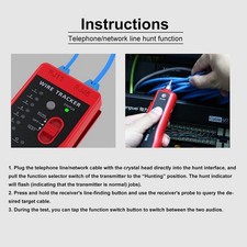 Professional Wire Locator Cable Tester For Network Lines New