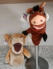 BRAND NEW The LION KING Pumbaa and Kiara Hand Puppets 10" Movie. Kids. Simba. 