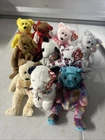 Vintage Beanie Baby Bear Lot of 10 with Tags