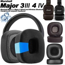 Headphone Earpads Cushion Cover For Marshall Major 3 4 Wired Wireless Earmuffs