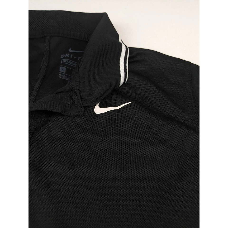 Nike Girls Black Athletic Polo - Image 2 of 4