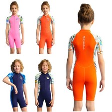 Girls Swimsuit Swimming Leotard Ruffle Flying Sleeve Bodysuit Birthday Costume