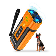 AutoSky Bark Zero Ultraschall Anti-Bell- & Hundetrainingsgerät, LED-Taschenlampe
